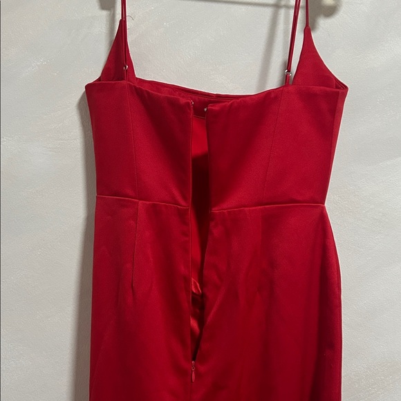House of CB Olivette dress red size medium corset mermaid maxi satin glam - Picture 8 of 8